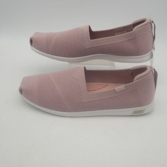 NEW BOBS SKECHERS Plush Arch Fit Slip On Shoes Women's 10 Pink Mauve - Picture 2 of 10